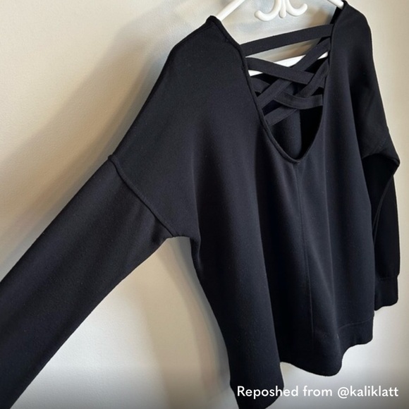 2/$40👟ACX Active Crisscross Back Drop Sweatshirt Womens Size L, 12-14 FIT - Picture 11 of 11